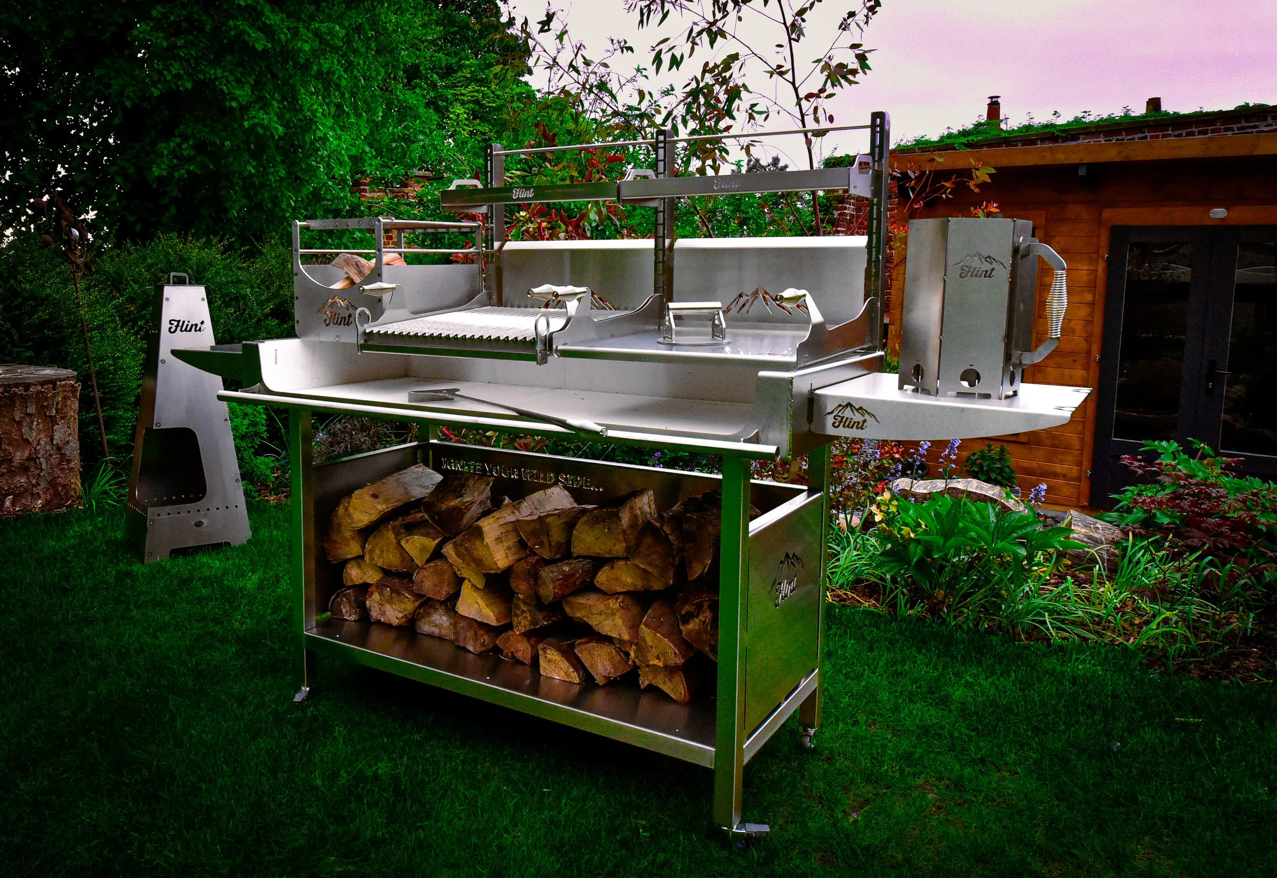 Stainless Steel Parilla BBQ's — Flint Adventure Fire Products